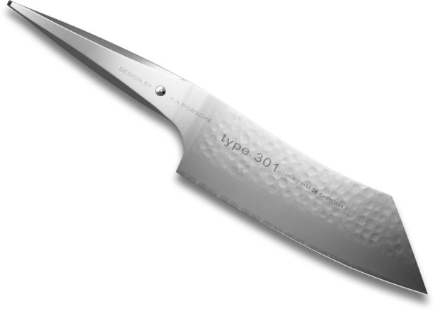 CHROMA Type 301 Hammerschlag Hakata Santoku 19 cm P-40HM