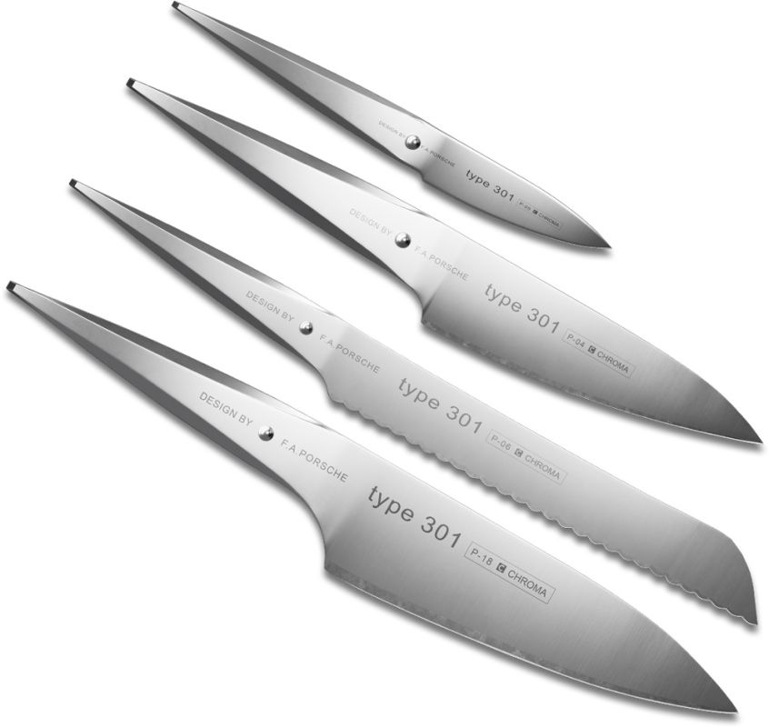 CHROMA Type 301 Messerset 4-tlg. P-18649